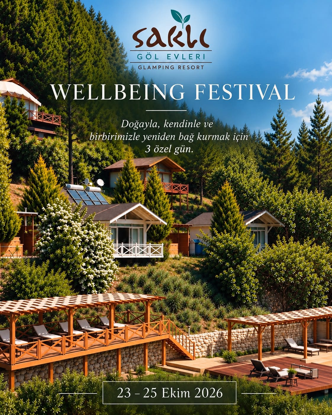 Saklı Göl Evleri Wellbeing Festival, 23-25 Ekim 2026